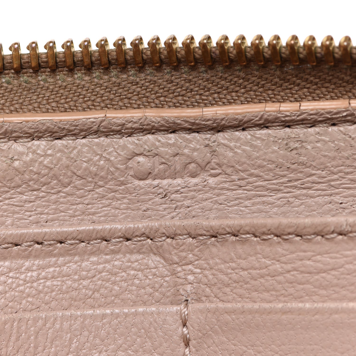 Chloe Grained Lambskin Drew Long Wallet with Flap Nut 6 of 15