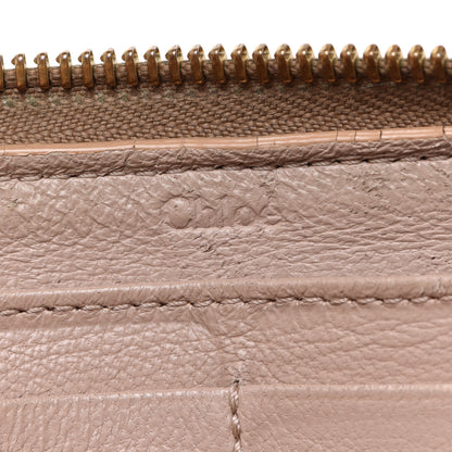 Chloe Grained Lambskin Drew Long Wallet with Flap Nut 6 of 15
