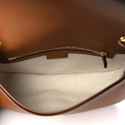 Gucci Roxy Calfskin Medium Blondie Top Handle Bag Brown 5 of 10