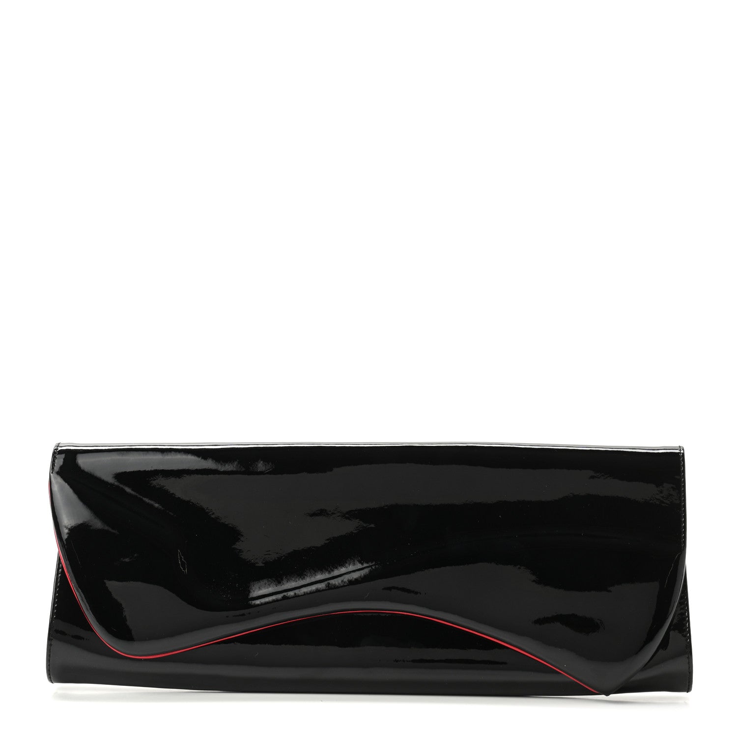 Christian Louboutin Patent Pigalle Clutch Black 1 of 7