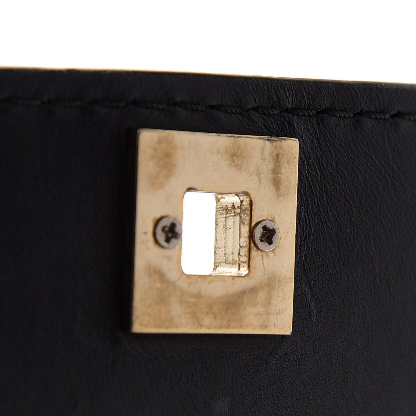 Calfskin Medium Palazzo Empire Crossbody Bag Black