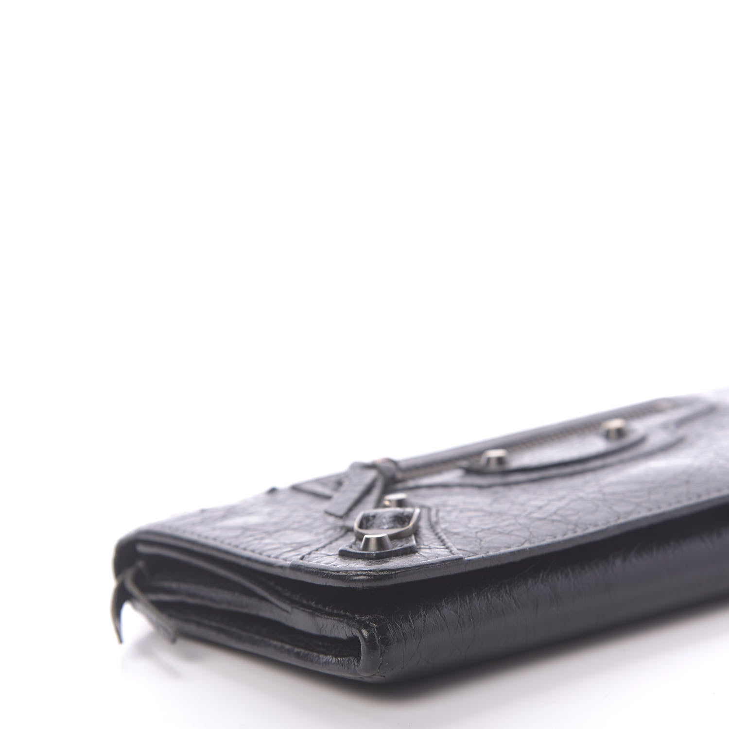 Balenciaga Agneau Classic Hardware Money Wallet Black 8 of 11