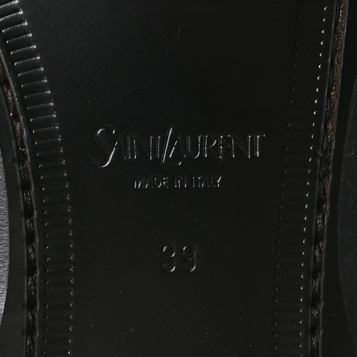 Calfskin Penny Loafers 39 Black