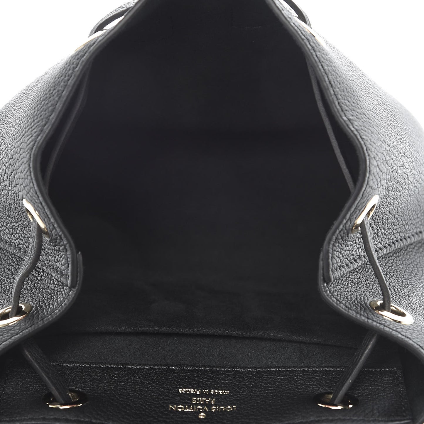 Calfskin Lockme Mini Backpack Black