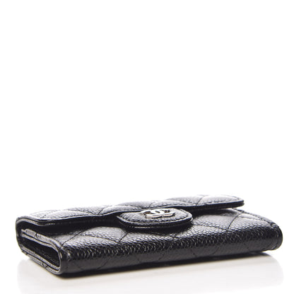 Chanel Caviar Quilted Flap Card Holder Black 4 of 9