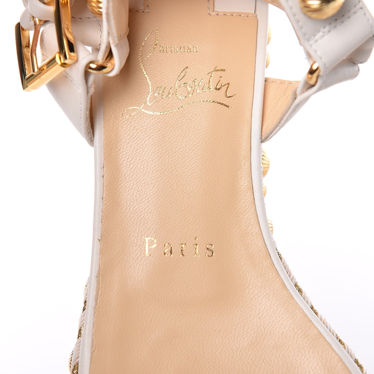 Shiny Nappa Rondaclou 60 Platform Sandals 36 Latte