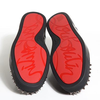 Christian Louboutin Mens Calfskin Louis Spikes Flat Sneakers 43.5 Black 5 of 5