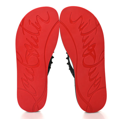 Christian Louboutin Rubber Spike Loubi Donna Flip Flop 41 Black 5 of 6