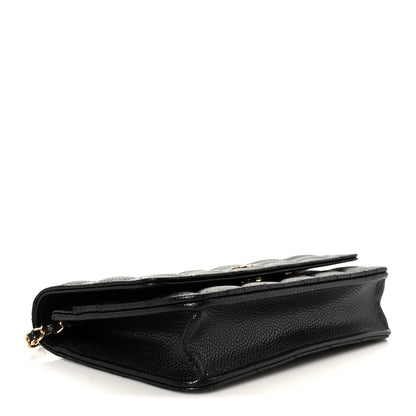 Chanel Caviar Quilted Wallet On Chain WOC Black 4 of 12