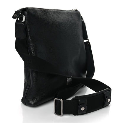 MCM Grained Calfskin Medium Crossbody Bag Black 2 of 8