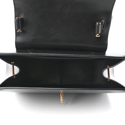 Versace Vitello Barocco Virtus Small Top Handle Shoulder Bag Black 6 of 11