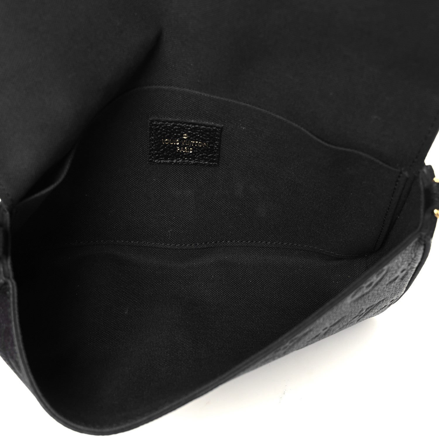 Louis Vuitton Empreinte Pochette Felicie Chain Wallet Black 6 of 15