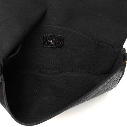 Louis Vuitton Empreinte Pochette Felicie Chain Wallet Black 6 of 15