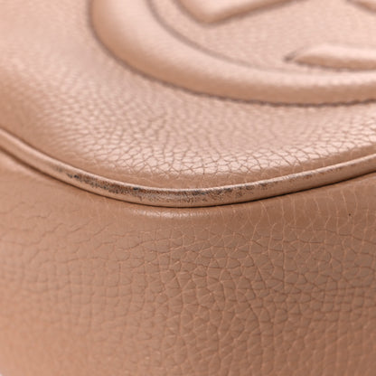 Gucci Pebbled Calfskin Small Soho Disco Bag Camelia 7 of 21