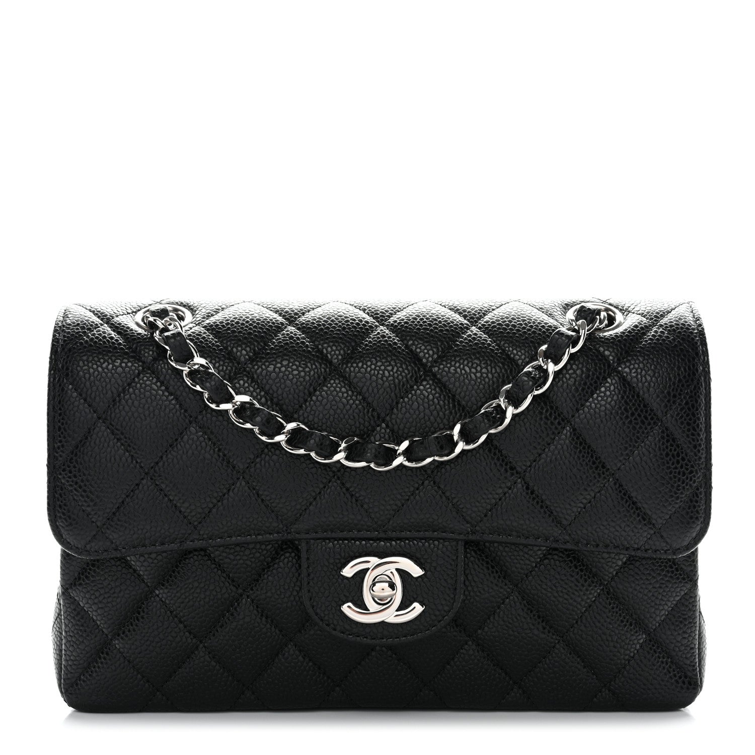 Chanel Caviar Quilted Small Double Flap Black 2 of 31