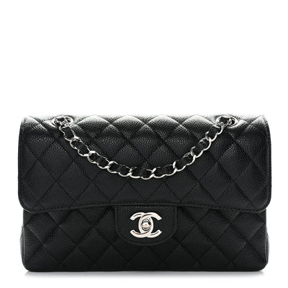 Chanel Caviar Quilted Small Double Flap Black 2 of 31