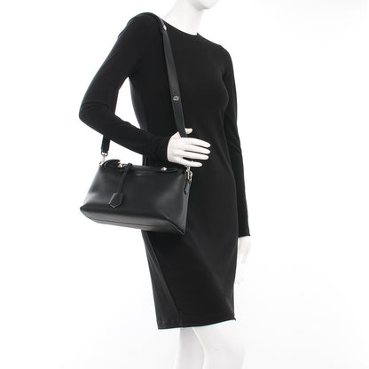 Fendi Vitello Dolce Medium By The Way Boston Bag Black 2 of 10