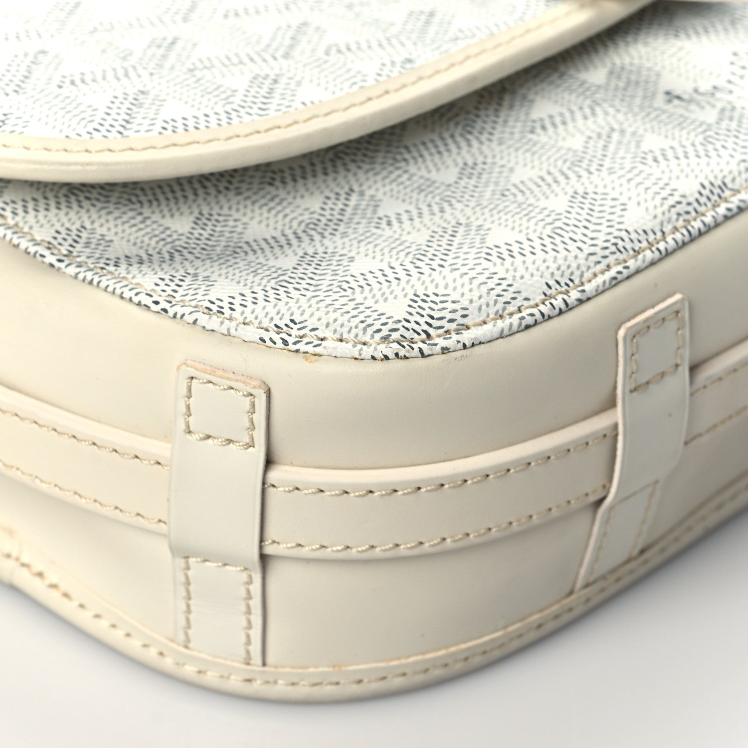Goyard Goyardine Belvedere II PM Messenger Bag White 8 of 9