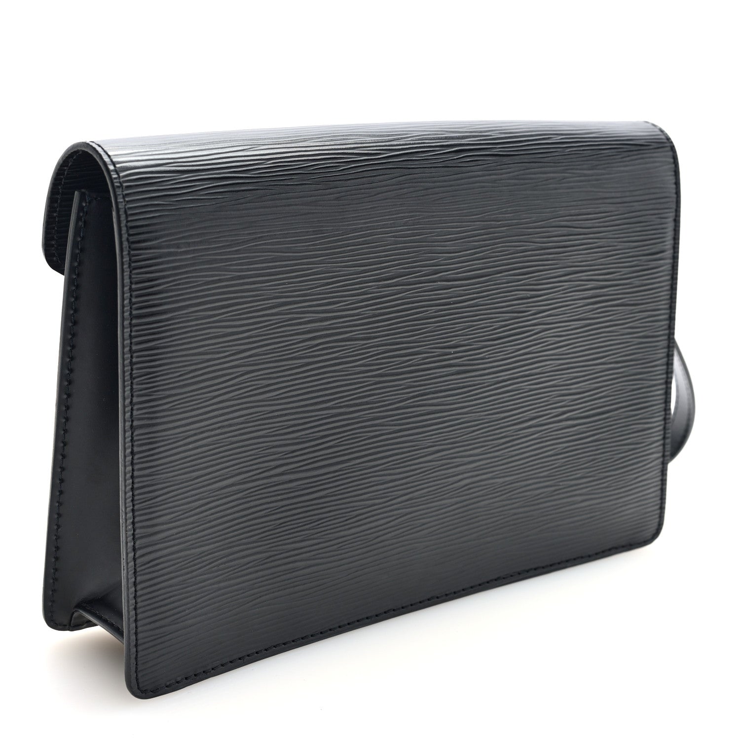 Louis Vuitton Epi Pochette Sellier Dragonne Clutch Black 3 of 6