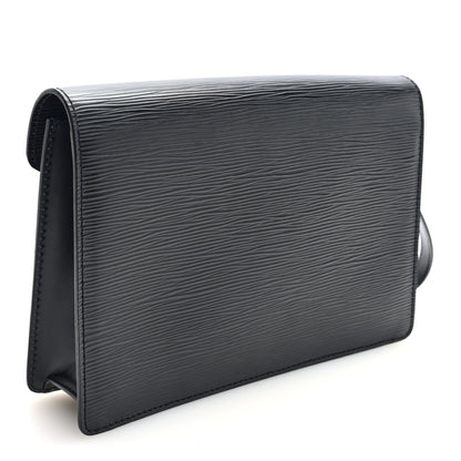 Louis Vuitton Epi Pochette Sellier Dragonne Clutch Black 3 of 6