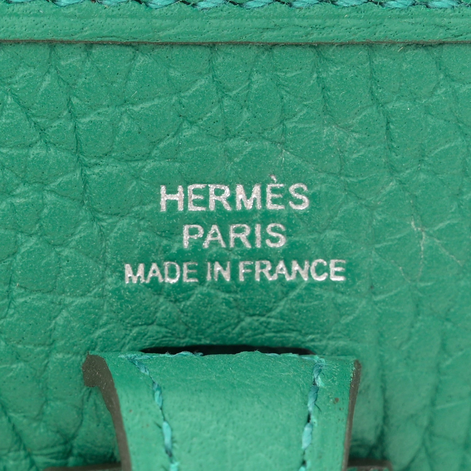 Hermes Taurillon Clemence Amazone Evelyne TPM Vert Vertigo 5 of 10