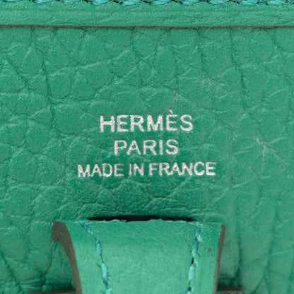 Hermes Taurillon Clemence Amazone Evelyne TPM Vert Vertigo 5 of 10