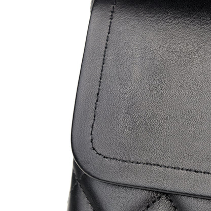 Chanel Lambskin Quilted Maxi Double Flap Black 12 of 17