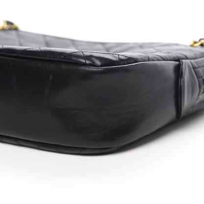 Chanel Lambskin Quilted Shoulder Bag Navy Blue 11 of 18