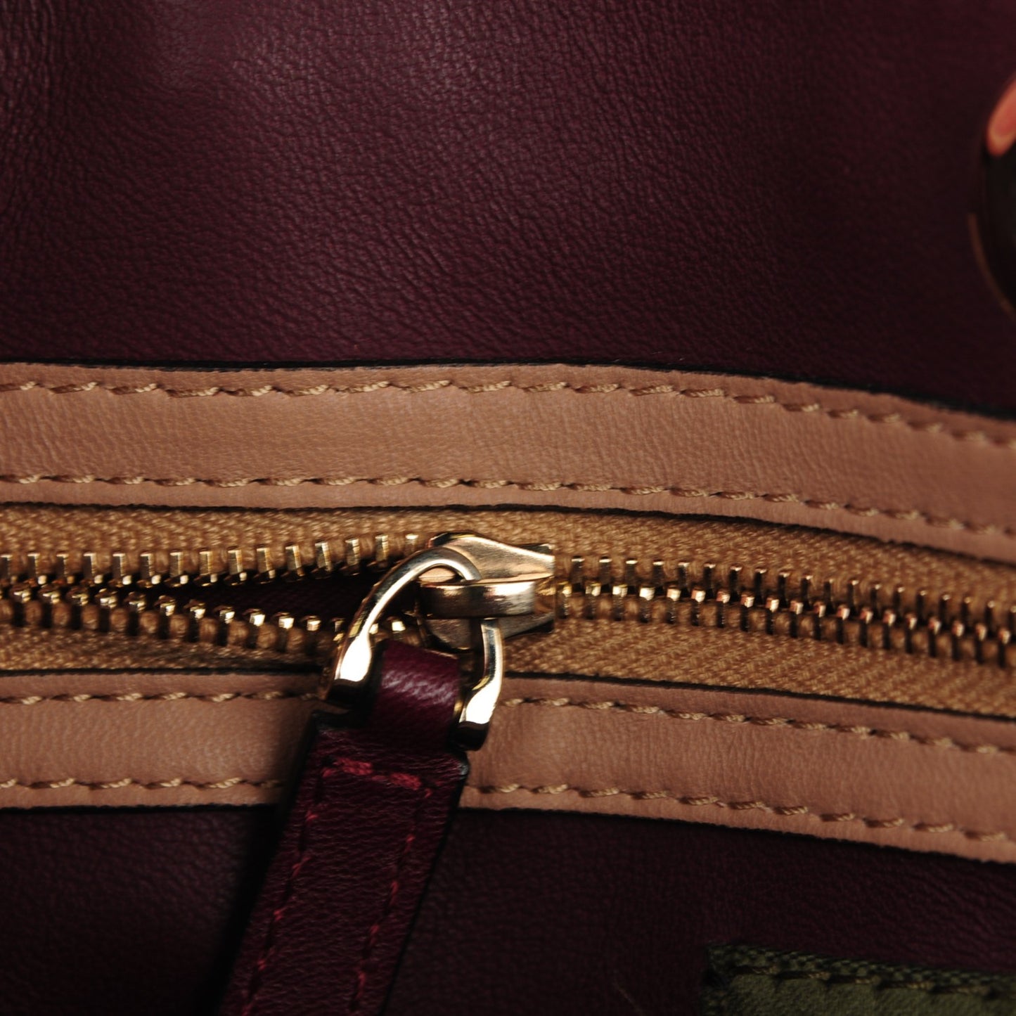 Nappa Canvas Camo Medium Rockstud Soft Tote Green