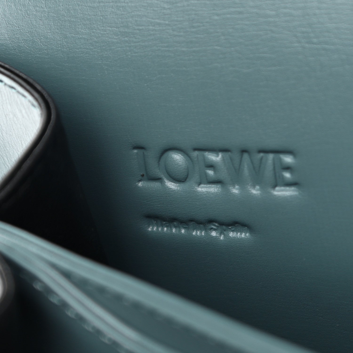Loewe Calfskin Small Barcelona Shoulder Bag Stone Blue 6 of 12