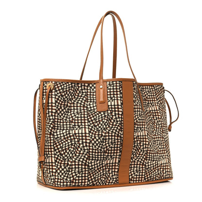 MCM Visetos Large Liz Reversible Shopper Tote Cognac 14 of 20
