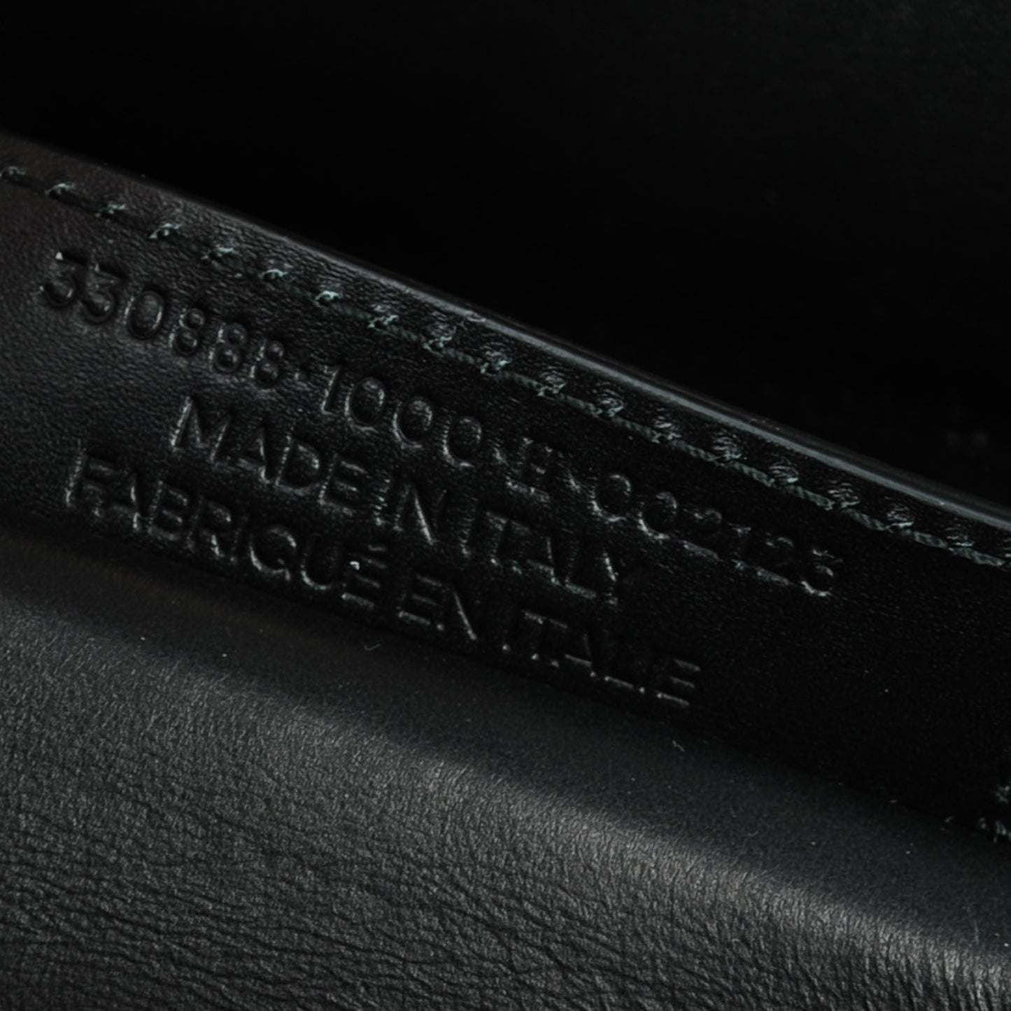 Smooth Calfskin Le Dix M Cartable Shoulder Bag Black