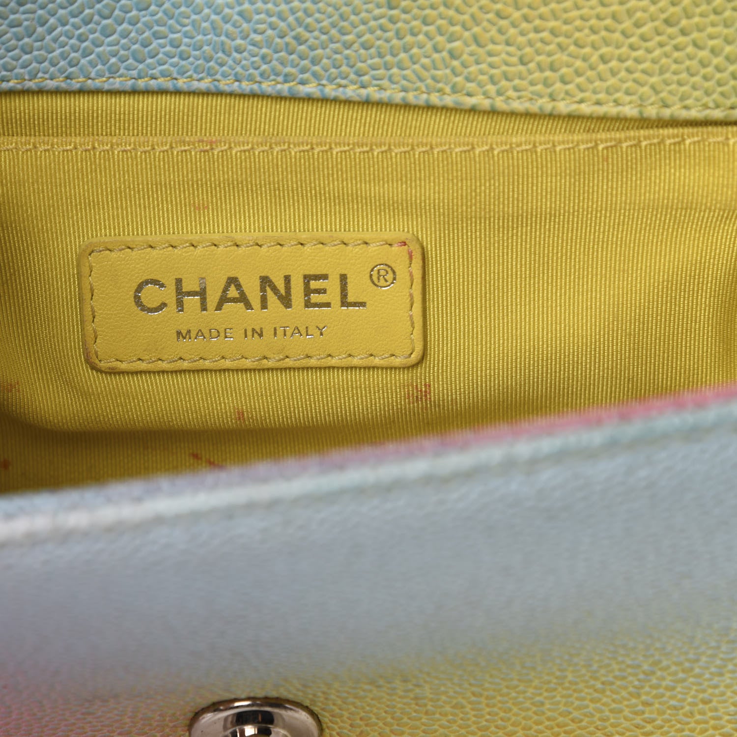 Chanel Caviar Quilted Small Cuba Rainbow Boy Flap Multicolor 5 of 11
