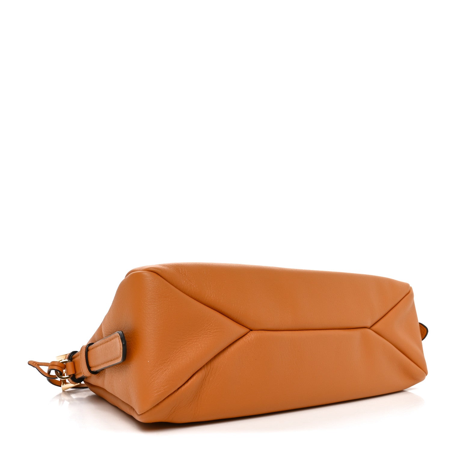 Prada Soft Calfskin Medium Aimee Shoulder Bag Caramel 4 of 9