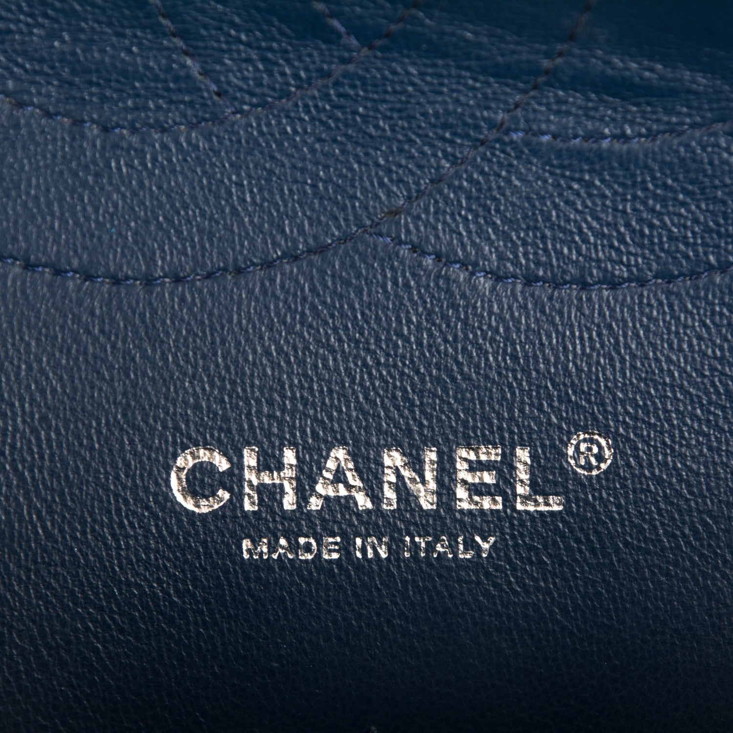 Chanel Caviar Quilted Jumbo Double Flap Navy Blue 6 of 9