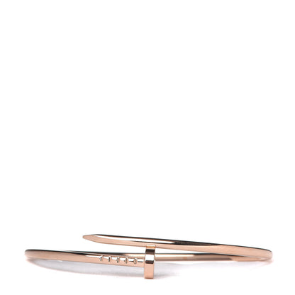 Cartier 18K Pink Gold Small Juste Un Clou Bracelet 17 1 of 5