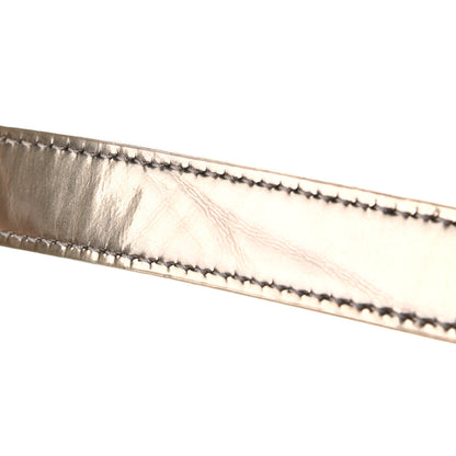 Christian Dior Metallic Patent Micro-Cannage Medium Diorama Flap Bag Gold 19 of 20