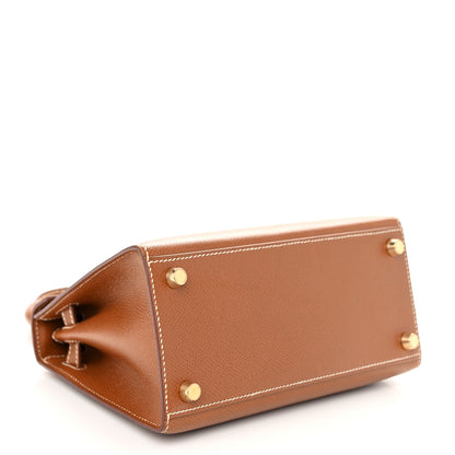 Hermes Courchevel Mini Kelly Sellier 20 Gold 4 of 12