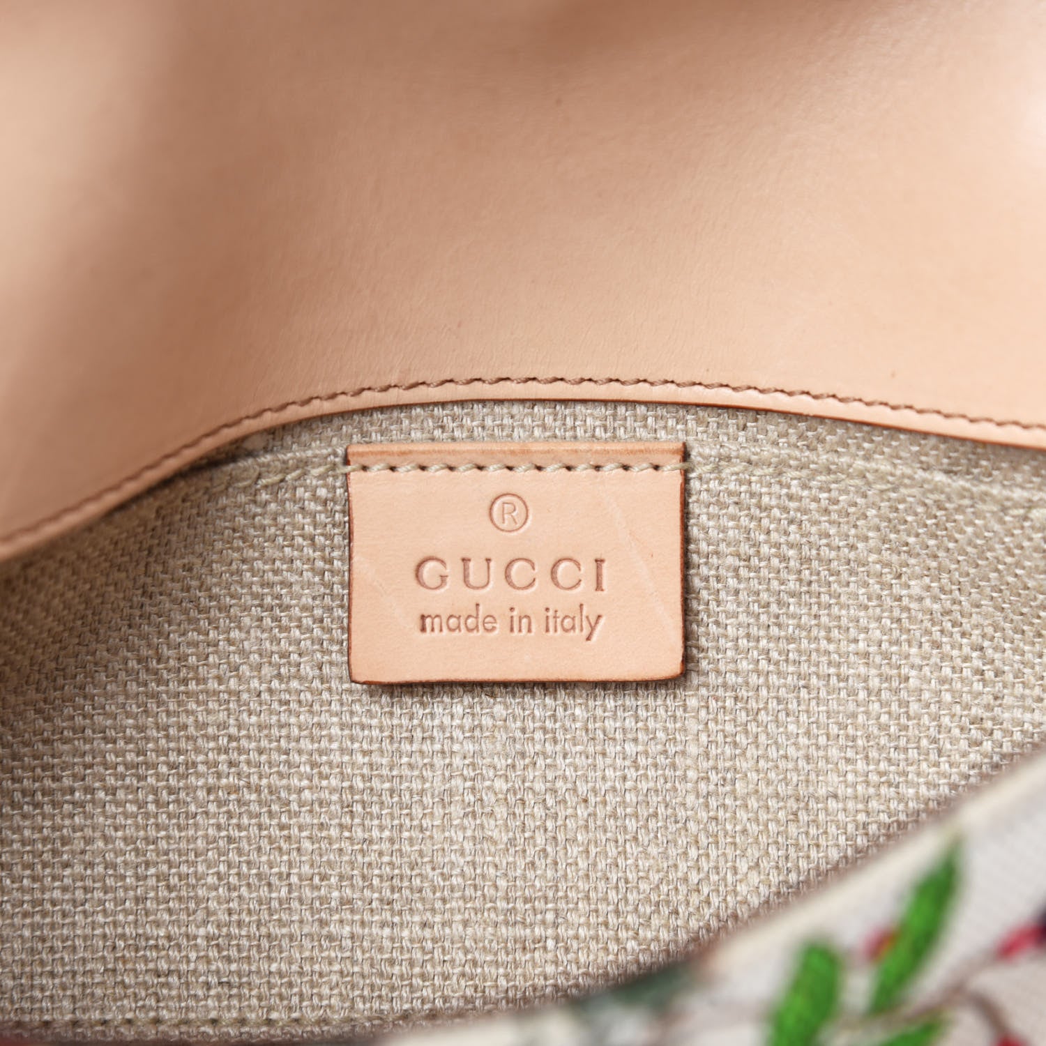 Gucci Canvas Flora Floral Horsebit Clutch 9 of 11