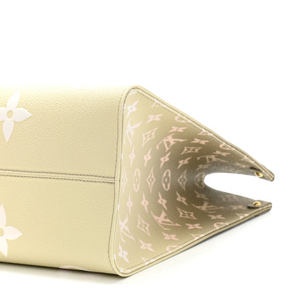 Louis Vuitton Monogram Giant Spring In The City OnTheGo MM Sunset Kaki 9 of 10