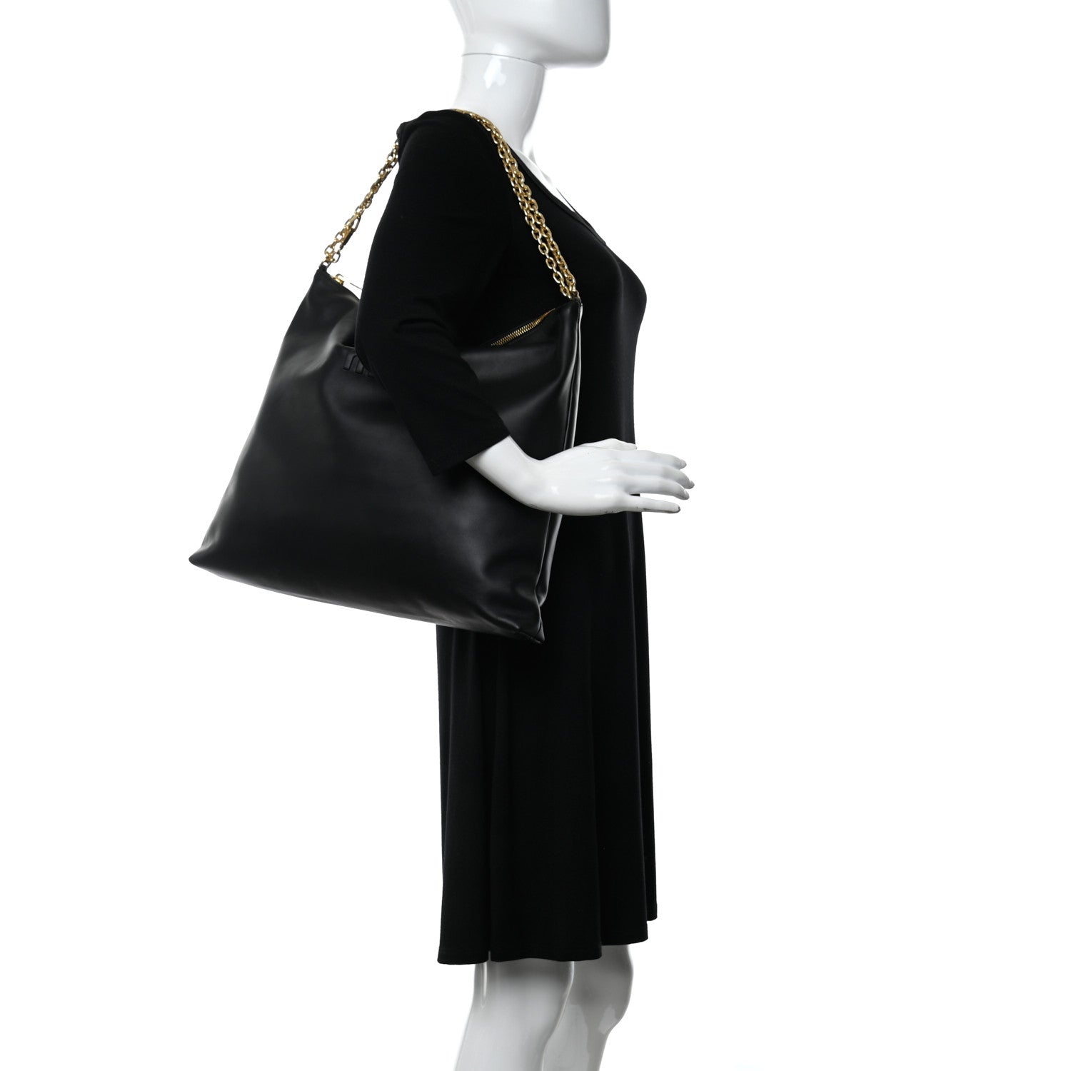 Miu Miu Soft Calf Softy Shoulder Bag Black 2 of 11