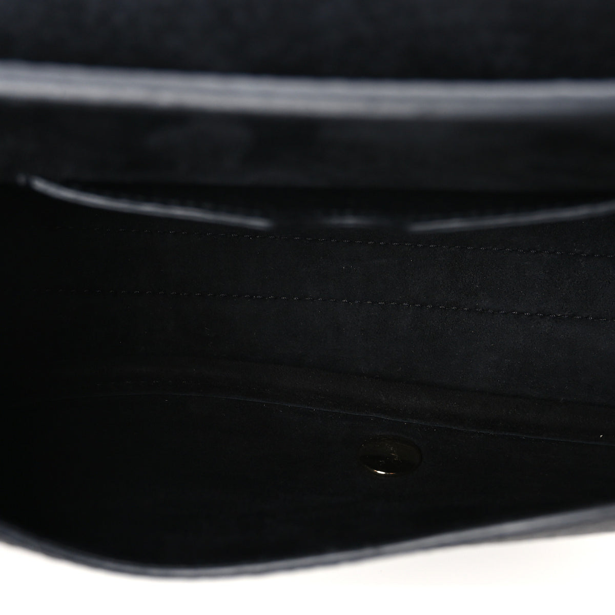 Grained Calfskin Medium Bobby Flap Black