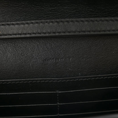 Celine Shiny Calfskin Triomphe Margo Wallet on Chain Black 8 of 11
