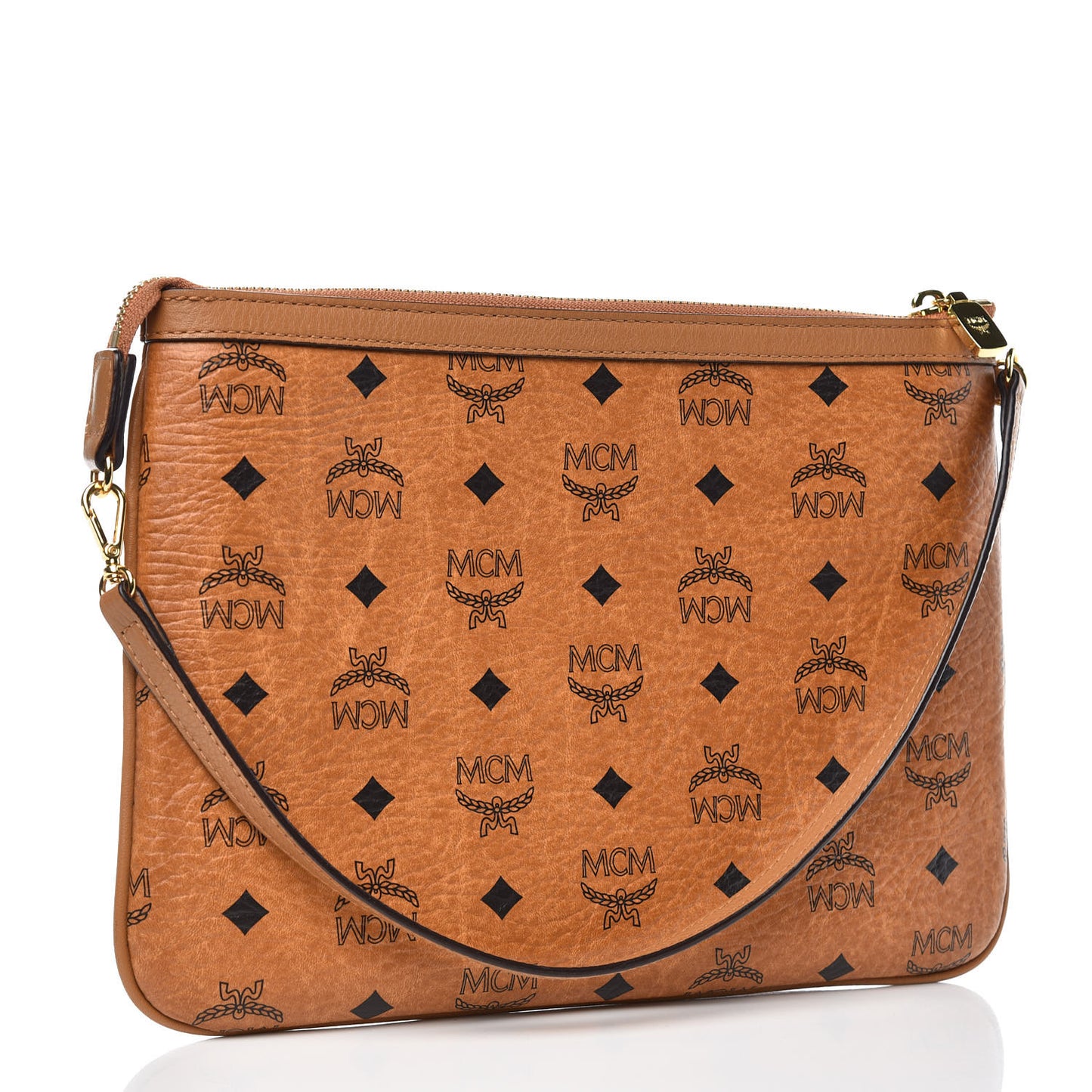 Visetos Liz Shopper Tote Pouch Cognac