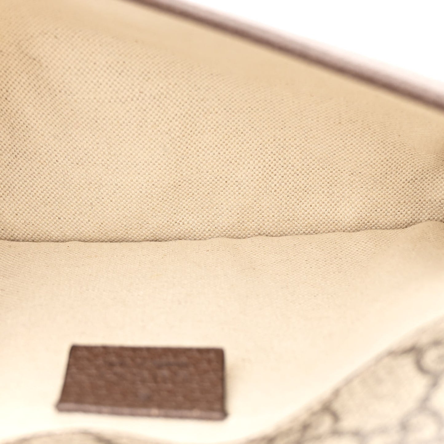 GG Supreme Monogram Neo Vintage Web Belt Bag Brown