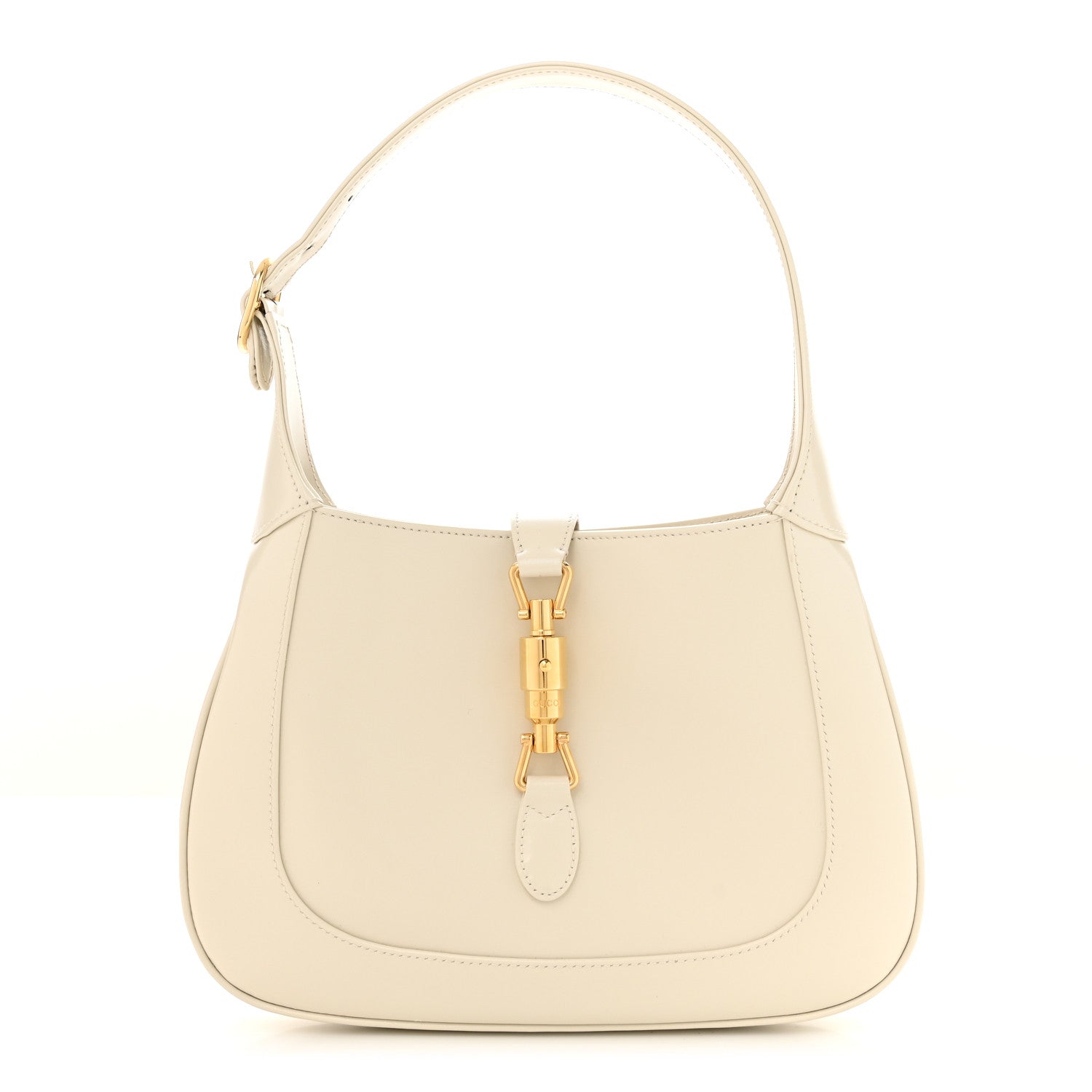 Gucci Boarded Dyana Lux Calfskin Small Jackie 1961 Hobo Mystic White 1 of 15