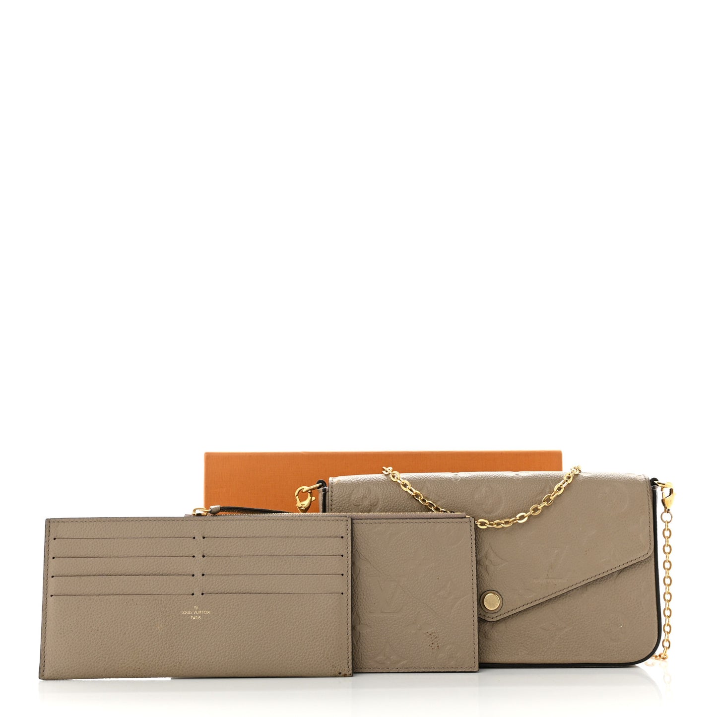 Empreinte Pochette Felicie Chain Wallet Tourterelle