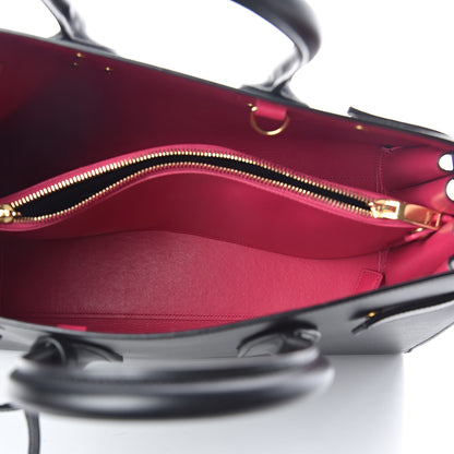 Saint Laurent Calfskin Small Sac De Jour Black Fuchsia 5 of 8