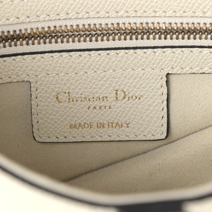 Christian Dior Grained Calfskin Saddle Bag White 5 of 11