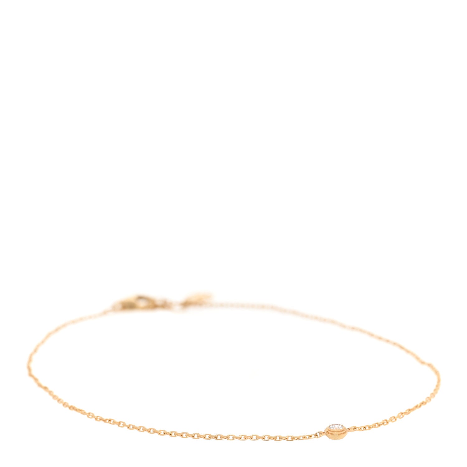 Cartier 18K Yellow Gold Diamond XS D'Amour Bracelet 1 of 5